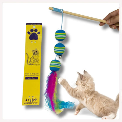 Feather Teaser Cat Wand