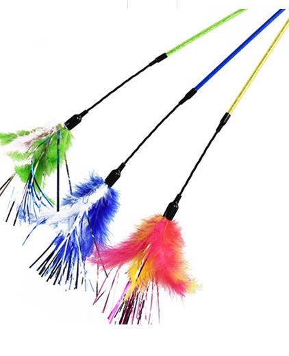Feather Teaser Cat Wand